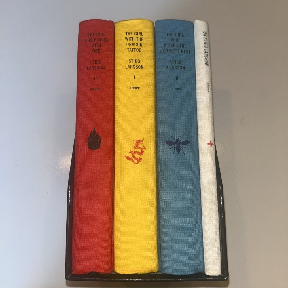 Steig Larsson The Millennium Trilogy Hardcover set : Girl with the Dragon Tattoo